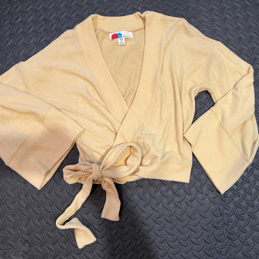 Free people beach wrap sweater